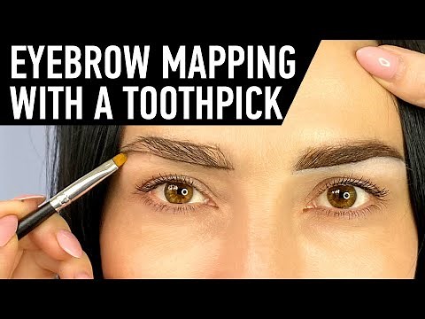Eyebrow Mapping – that’s easy! How a permanent makeup artist should map eyebrows.