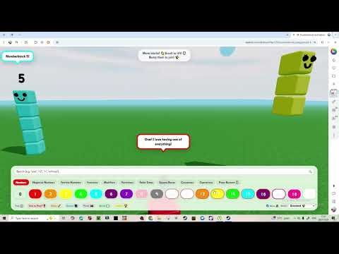 MY GAME ON WEBSIM - NUMBERBLOCKS PLAYGROUND!(alphablocks soon!)