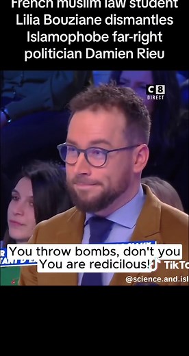 French Muslim Law Student Challenges Islamophobe Politician