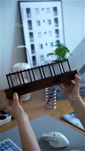 Adding a bit of atmosphere to the desktop ✨🔮 #techsetup #moodlighting #desktopdecor #gamingsetup