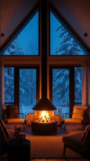 Snowfall winter nature sound for relaxation., meditation, sleeping, yoga, spa, swimming , reading