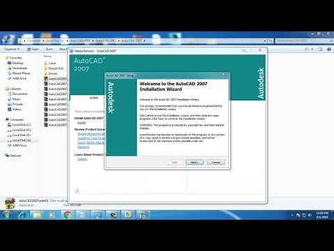 Installing AutoCAD 2007 on Windows 7, Windows 8 and Windows 10