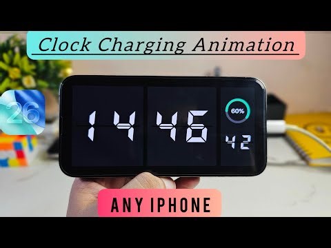 How to Enable Clock Charging Animation On Any iPhone 12,13,14,15,16