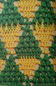 Filet Crochet Popcorn Stitch Pattern | Textured Lace Crochet Pattern | Crochet Popcorn Filet Panel PDF | Instant Download - Etsy