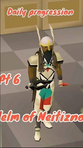 Daily progression pt 6 helm of neitiznot helm obtained #osrs #osrs2007 #runescape #runescapemobile