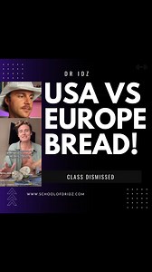 Dr Idrees Mughal (MBBS, MRes, DipIBLM) on Instagram: "@denny_dure ❗️USA VS EUROPEAN BREAD!! 🤔❌🍞 #weightloss #fatloss #nutrition #health #doctor #fitness"