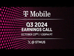 T-Mobile Q3 2024 Earnings Call Livestream