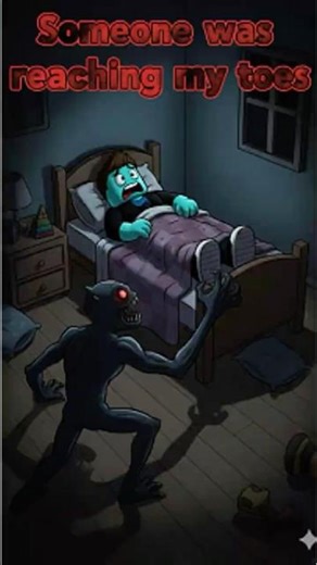 Somehing touched my toes at night...😭😭
