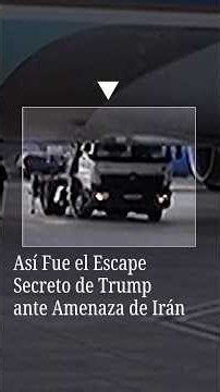 This Was Trump’s Secret Escape from the Iranian Threat