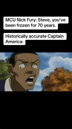 They army was still segregated in WW2. #meme #ww2 #captainamerica #marvel #boondocks