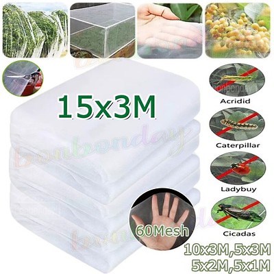 5~15M Garden Protect Netting for Vegetable Crop Plant Fine Mesh Insect Bird Net | eBay UK