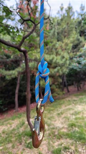 The Heavy Hoisting Cinch ⚓ Fast terminal loop hitch for industrial lifting hooks.