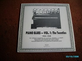 Various - Piano Blues - Vol.1: The Twenties