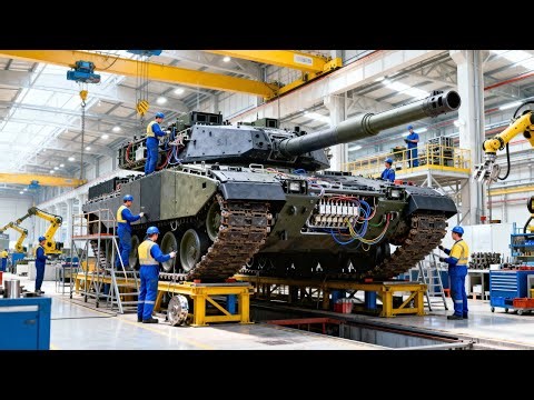 Inside the Leopard 2A8 Assembly Line: Forging Europe’s Next-Generation Battle Tank (Full Process)