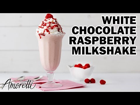 How to Make a White Chocolate Raspberry Milkshake | Four Ingredient Milkshake Recipe