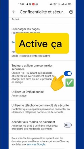 Activez le HTTPS sur Chrome : Protégez vos données ! #astuce #shorts #viral #magic #tutorial