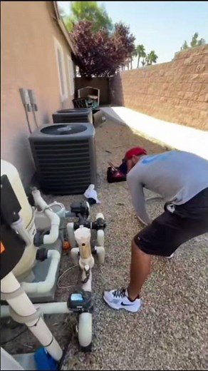 Pool Filter Removal Done Wrong vs Right #diy #poolcare #shorts