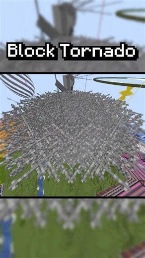 Building a BLOCK TORNADO in Minecraft Survival (#64)