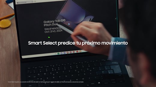 Smart Select predice tu próximo movimiento. 😎 Todo gracias a la nueva Galaxy Tab S10. ✨ #GalaxyTabS10 #SmartSelect #GalaxyAI | Samsung