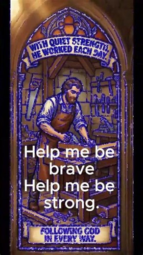 Be Strong Like St. Joseph 💪🙏 | Prayer for Fathers & Families #blessedcornerstudio