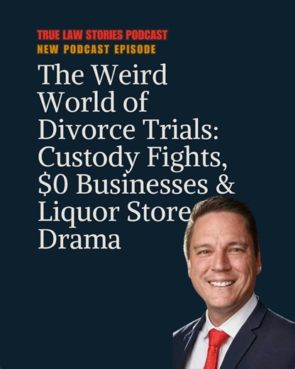 1.8K views | I didn’t come back with new facts. I came back knowing how to use them. That was the moment everything changed in how I practice family law. I break down this turning point in my career on the True Law Stories podcast. Head over to ⁨@truelawstories⁩ YouTube channel to watch the full episode. #divorce #lawpodcast #lawyerpodcast #lawyer #attorney #attorneyatlaw #lawfirm #lawfirmowner | Law Office of Russell D. Knight | Facebook