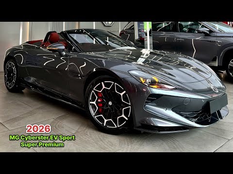 New Arrival! 2026 All-New MG Cyberster EV Sport - New Performance Exterior and Interior