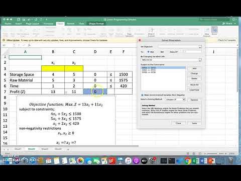 Linear Programming Problem Solution