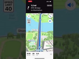 Apple Maps iOS 15 - 3D Interchange in NYC