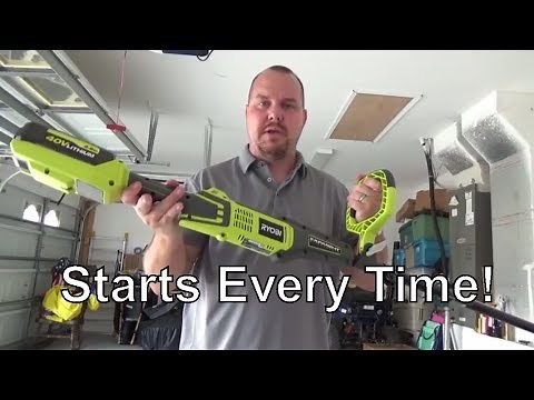 Review Ryobi 40-Volt Lithium-Ion Cordless Attachment Capable String Trimmer