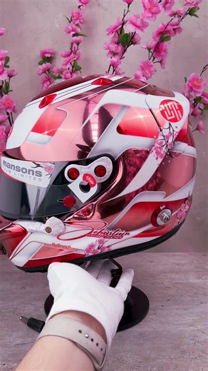 Custom Racing Helmet Art for Sebastian Manson - Japan Season 2021