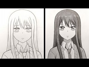 How to Draw Miko Yotsuya - Mieruko-chan