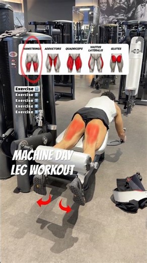 🔸5 Best Lower Body Machine Exercises #gymtips #gymmotivation #legday #legs