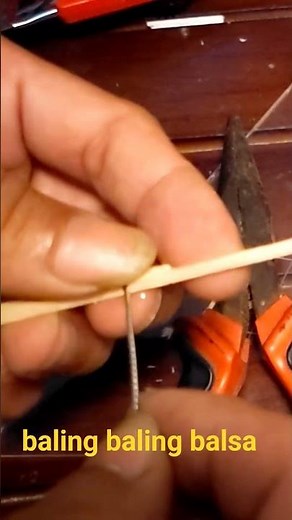 cara membuat baling baling pesawat karet indoor #diy #ytshorts #propeller #pesawattenagakaret