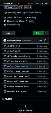 Cybersecurity Project Demo 🔐CIA Triad, encryption & digital signature with Python..