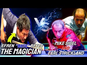 EFREN REYES VS EARL STRICKLAND VS MIKE SIGEL at the 1998 World 9-Ball Championship Finals