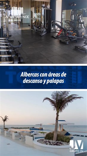 El lujo se vive distinto cuando el mar está a tus pies. JV Residence te invita a disfrutar de cada día rodeado de comodidad y naturaleza. Con acceso directo a la playa, albercas tipo resort y gimnasio con vista al mar, tu rutina se convierte en un placer constante. Descubre un nuevo significado de bienestar frente al mar. | JV Residence | Facebook