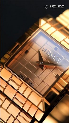 Versace Mosaic Watch | Rose-Gold Luxury Timepiece for Women | Helios Exclusive Collection #trending