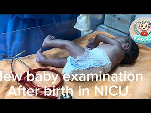 Newborn Baby Examination in NICU | Complete Neonatal Assessment