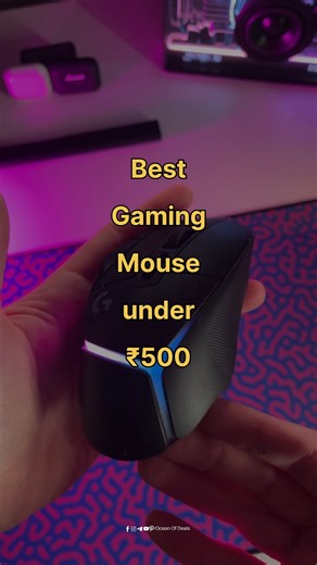Best Gaming Mouse under ₹500 | #shortsfeed #short #shorts #gadgets #shortsvideo