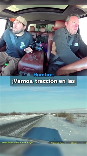 Casi se sale de la carretera al dejar pasar al camión...😬