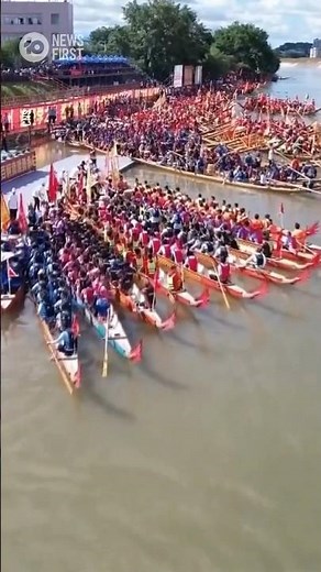 212 Teams Participate In Dragon Boat Race In China, Setting New World Record | 10 News First