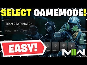Modern Warfare 2 - How To Select Gamemodes In MW2 - How To Filter The Quick Play Modes!