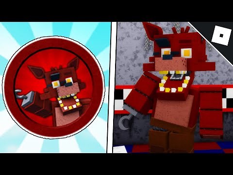 How to get the FIXED FOXY BADGE & MORPH in FAZBEAR ROLEPLAY | Roblox