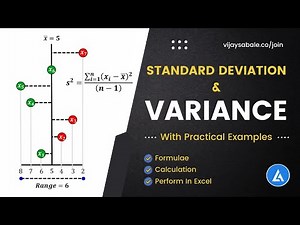 Variance With Example | Standard Deviation and Variance Difference | Application of Variance