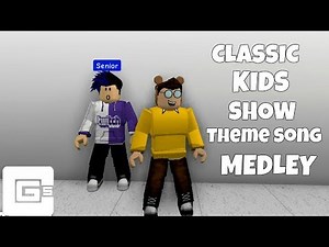 {ROBLOX) Classic Kids Show Theme Song Medley (ft. DAGames) | CG5