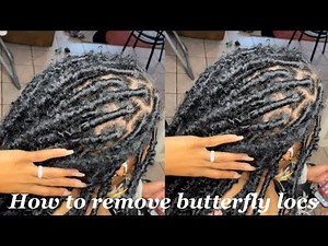 How To: Properly Remove Butterfly Locs | Janet Collection