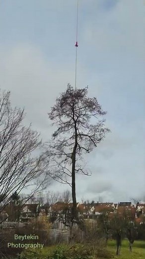 Heli-Logging, Winnenden, Germany, 03.02.2022.