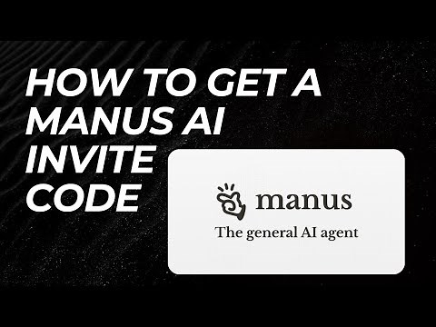 How to get Manus AI Invite Code | Manus AI Tutorial