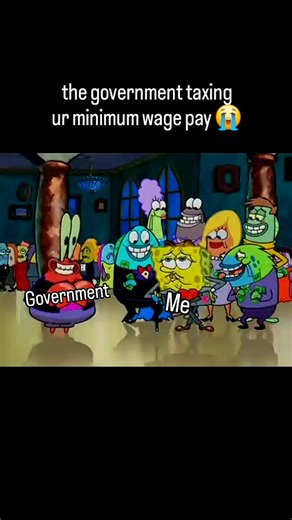 MrWeast on Instagram: "Taxing the poor sorta be wild tbh🥲 . . #spongebobsquarepants #spongebobmemes #memes #funny #mrkrabs #richlife #poor #tax #taxes #government #usa #rich #broke"