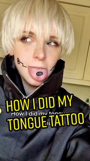 How to Create an Inumaki Tongue Tattoo | Step-by-Step Tutorial